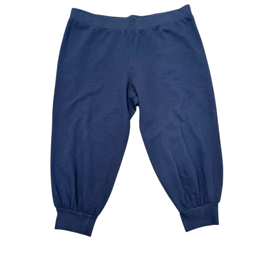 39 SIXTYONE NAVY BLUE CROPPED JOGGER SWEATPANTS